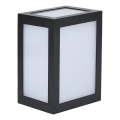 Aplica LED de perete pentru exterior, 12W, 230V, 4000K, IP65, neagră