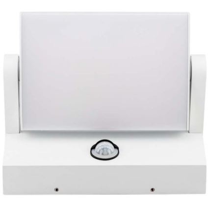 Aplica LED de perete pentru exterior cu senzor, 17W, 230V, 4000K, IP65, alb