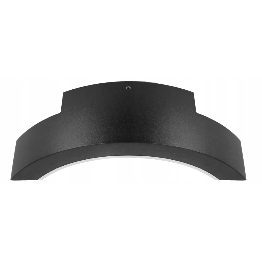 Aplică de perete LED pentru exterior cu senzor de mișcare LED/10W/230V IP54 neagră