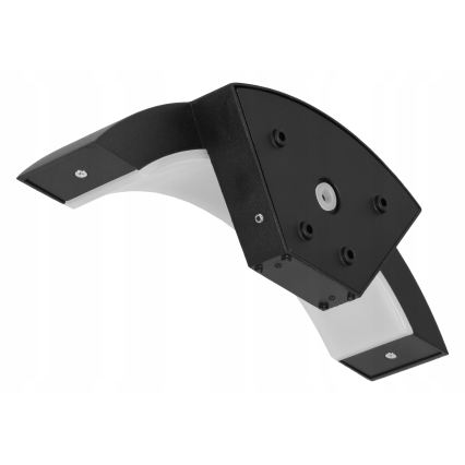 Aplică de perete LED pentru exterior cu senzor de mișcare LED/10W/230V IP54 neagră
