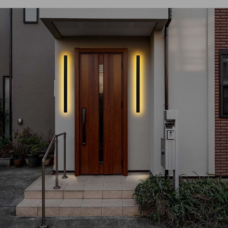 Aplică LED de perete pentru exterior LED/10W/230V 4000K IP65 51 cm negru