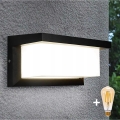 Aplică LED de perete pentru exterior NEELY, reglabilă, 1xE27/6W/230V 2700-6500K IP54, neagră