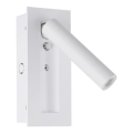 Aplică LED de perete, spot, 2W, 230V, 3000K, alb