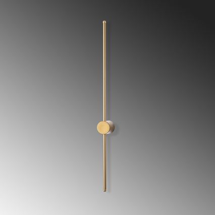 Aplică LED de perete SWORD, 13W/230V, 3000K, auriu mat