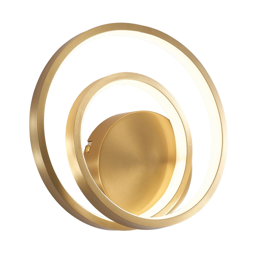 Aplică LED de perete ZEFIRA, 14 W, 230 V, 4000 K, auriu