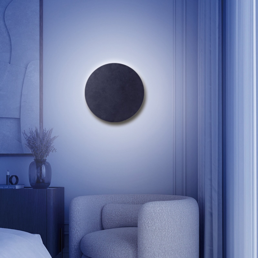 Aplică LED dimabilă Aigostar MESH Smart LED/12W/230V negru + telecomandă