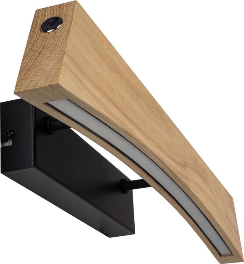 Aplică LED dimabilă ZIAD LED/6,5W/230V stejar