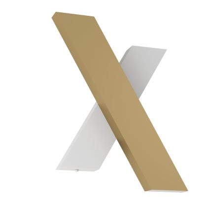 Aplică LED Eglo 2xLED/5W/230V 3000K alb/auriu