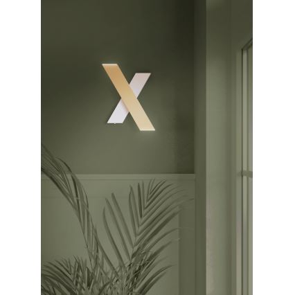 Aplică LED Eglo 2xLED/5W/230V 3000K alb/auriu