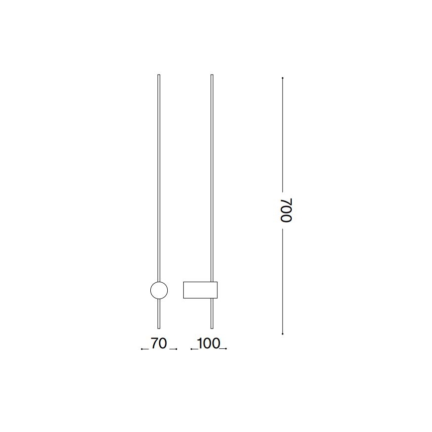 Aplică LED ESSENCE LED/11W/230V alb Ideal Lux