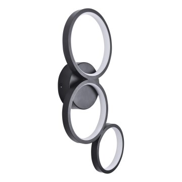 Aplică LED FLAMENCO LED/23W/230V 4000K negru