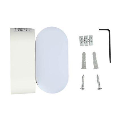 Aplică LED flexibilă de exterior LED/5W/230V 3000K IP65 alb