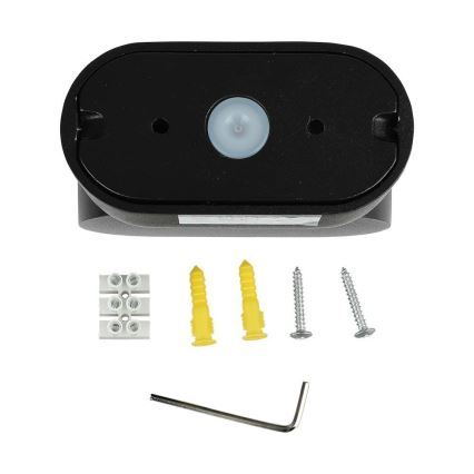 Aplică LED flexibilă de exterior LED/5W/230V 4000K IP65 negru