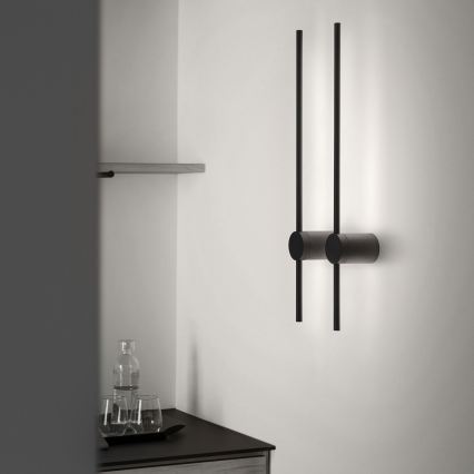 Aplică LED Ideal Lux ESSENCE LED/12W/230V 4000K 70 cm CRI 90 negru