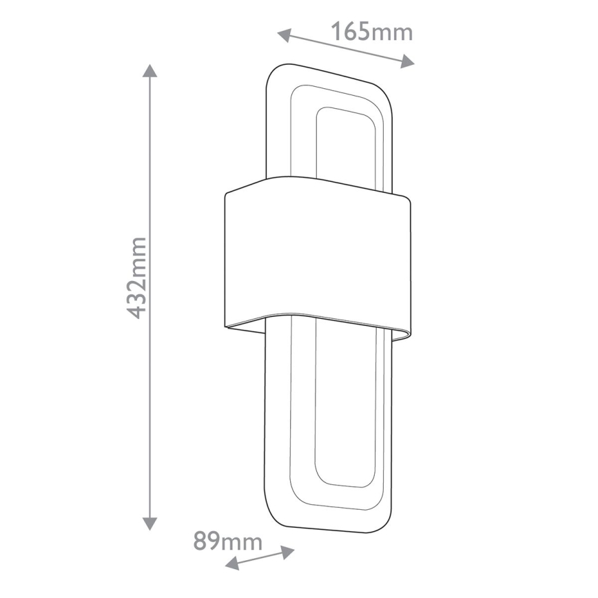 Aplică LED Kichler SERENE LED/16W/230V alamă