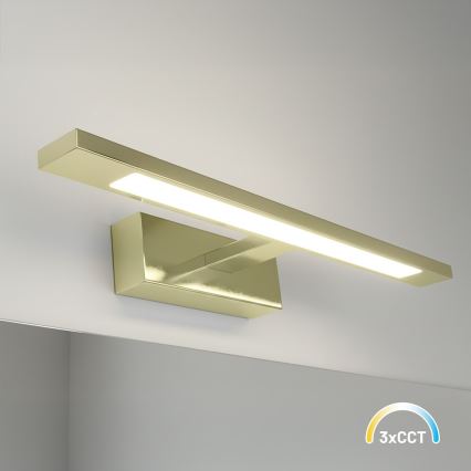 Corp de iluminat LED pentru oglindă de baie KLIMT LED/8W/230V 3000/4000/6000K 40 cm IP44 auriu