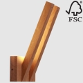 Aplică LED LINUS 2xLED/3W/230V stejar mat – certificat FSC