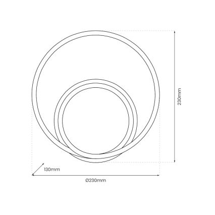 Aplică LED LUCERO LED/13W/230V crom lucios