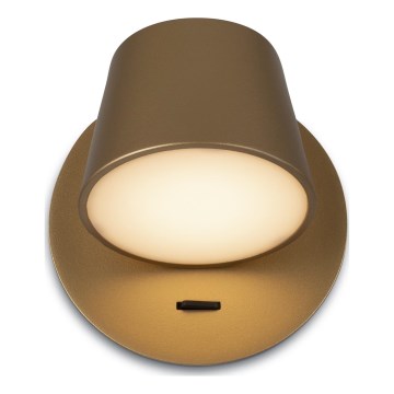 Aplică LED Maytoni MOD421WL-L6BS3K PIXEL LED/7W/230V 3000K auriu