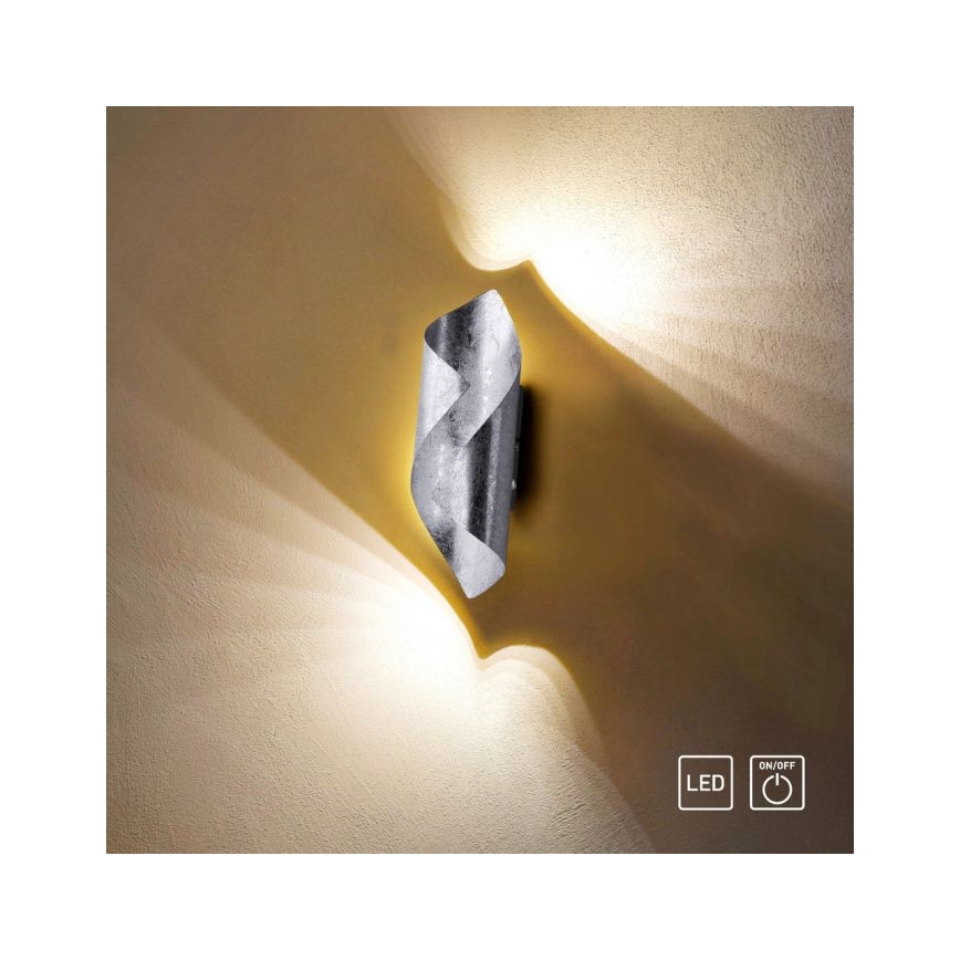 Aplică LED NEVIS LED/6W/230V argintie Paul Neuhaus 9030-21