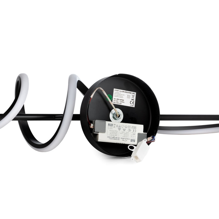 Aplică LED ONLI TWIST LED/25W/230V 4000K negru