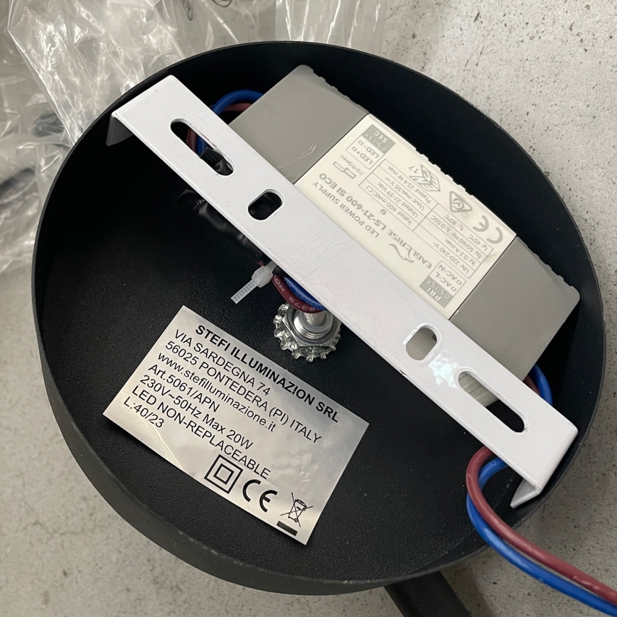 Aplică LED ONLI TWIST LED/6W/230V 4000K negru