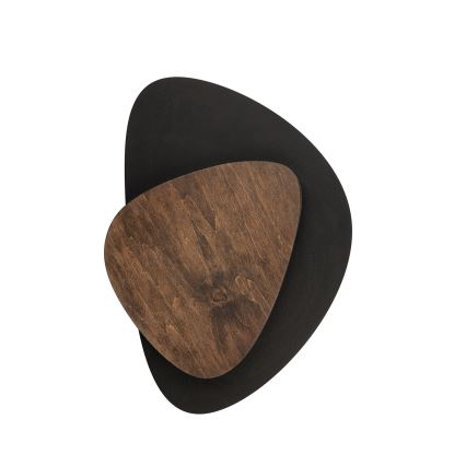 Aplică LED PEDRA LED/7W/230V negru/maro