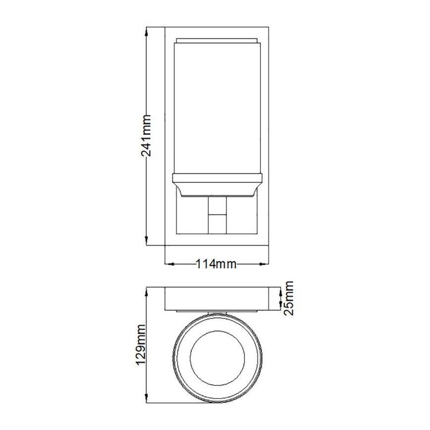 Aplică LED pentru baie AMALIA 1xG9/3,5W/230V IP44 crom Feiss