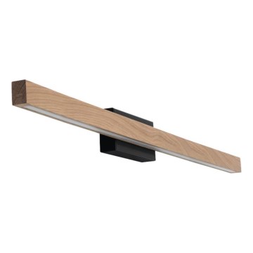 Aplica LED pentru baie AQUAVIVA, 12 W, 230 V, 80 cm, IP44, stejar