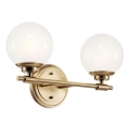 Aplică LED pentru baie Kichler BENNO 2xG9/3W/230V IP44 alamă
