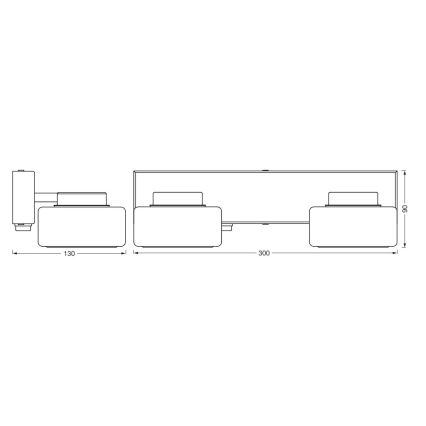 Aplică LED pentru baie Ledvance ORBIS FLAME 2xLED/5,5W/230V 3000/4000K IP44 negru