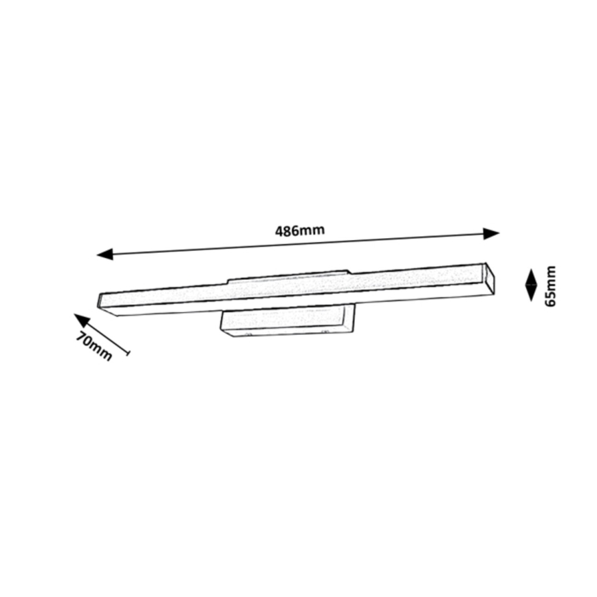 Aplică LED pentru baie Rabalux LED/12W/230V IP44
