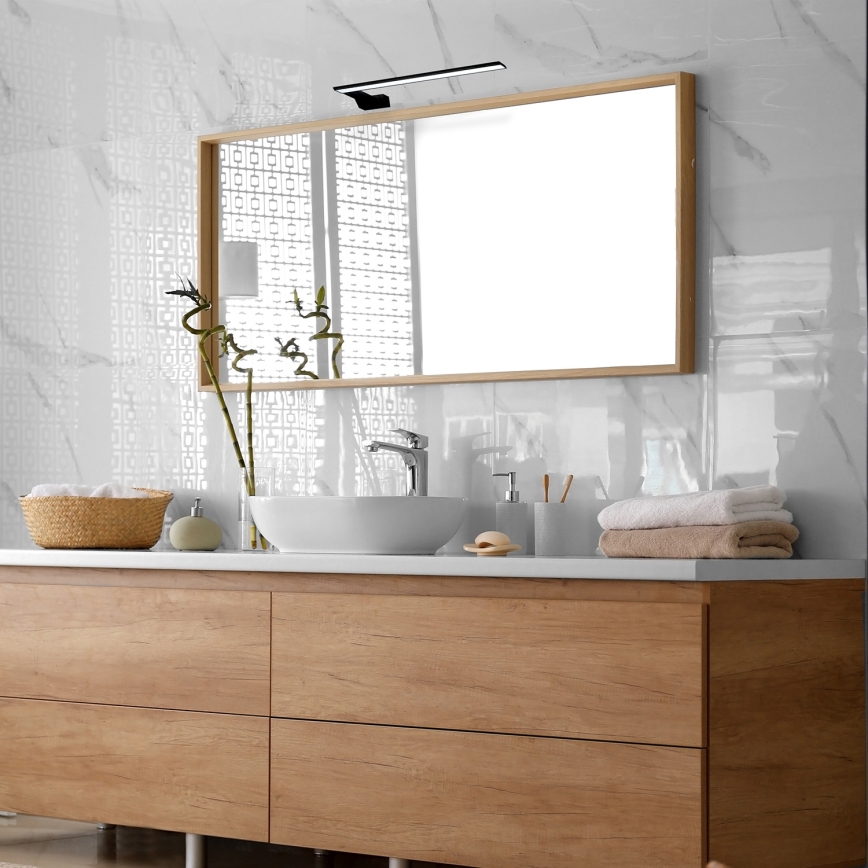 Aplica LED pentru baie SHINE, 11W, 230V, 45 cm, IP44, negru