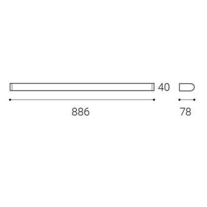 Aplică LED pentru baie TONDA LED/18W/230V IP44 3000K/4000K LED2