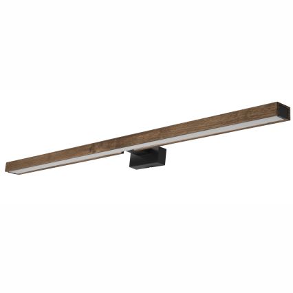 Aplică LED pentru oglindă Brilagi WOODY MIRROR LED/15W/230V IP44 stejar/negru