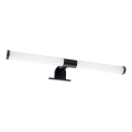 Aplica LED pentru oglindă de baie 2-în-1 APA, 6W/230V, 40 cm, IP44, negru