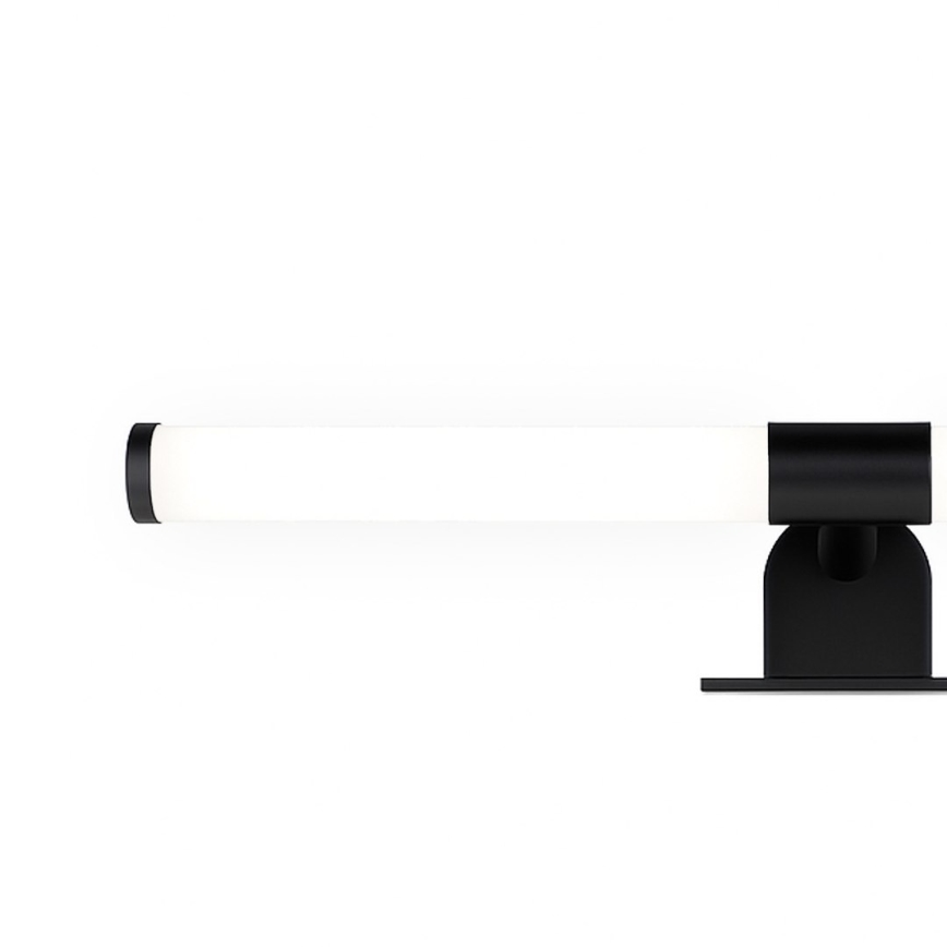 Aplica LED pentru oglindă de baie 2-în-1 APA, 6W/230V, 40 cm, IP44, negru