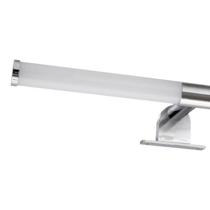 Aplica LED pentru oglindă de baie 2-în-1 APA LED, 6W, 230V, 40 cm, IP44, crom lucios