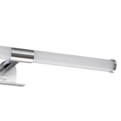 Aplica LED pentru oglindă de baie 2-în-1 APA LED, 6W, 230V, 40 cm, IP44, crom lucios