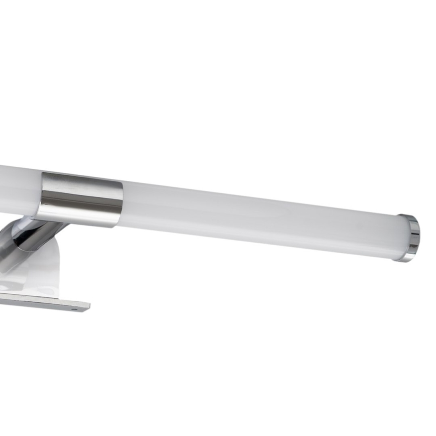 Aplica LED pentru oglindă de baie 2-în-1 APA LED, 6W, 230V, 40 cm, IP44, crom lucios