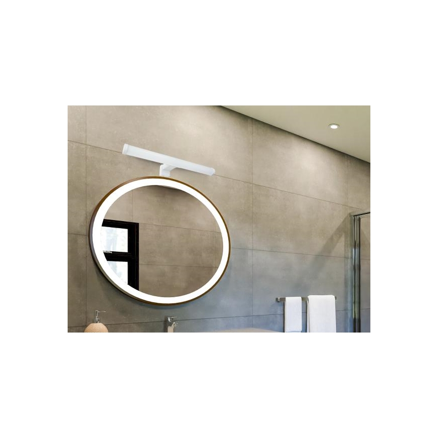 Aplica LED pentru oglindă de baie, 8 W, 230 V, 30 cm, IP44, alb