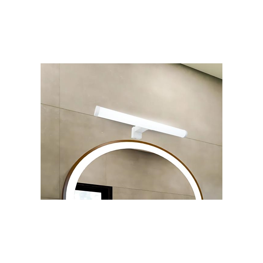 Aplica LED pentru oglindă de baie, 8 W, 230 V, 30 cm, IP44, alb