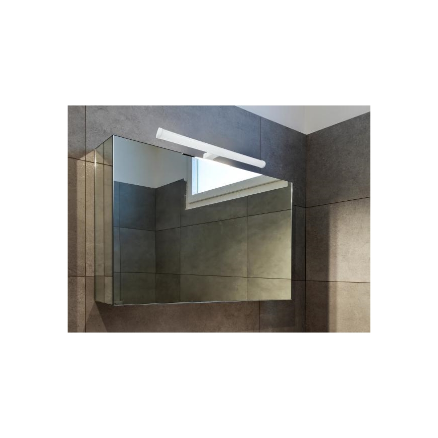 Aplica LED pentru oglindă de baie, 8 W, 230 V, 30 cm, IP44, alb