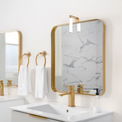 Aplică LED pentru oglindă de baie APA MINI LED/4W/230V IP44, auriu