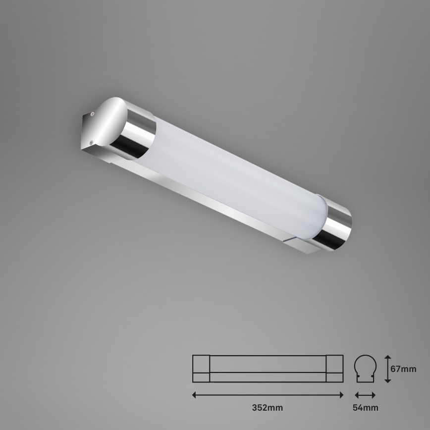 Aplică LED pentru oglindă de baie Briloner 2051-018 LED/8W/230V IP44