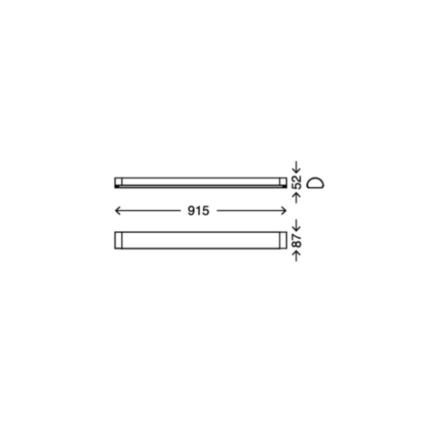 Aplică LED pentru oglindă de baie Briloner 2070-218 BATH LED/15W/230V IP44