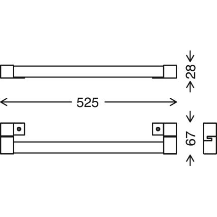 Aplică LED pentru oglindă de baie Briloner SPLASH LED/10W/230V IP44