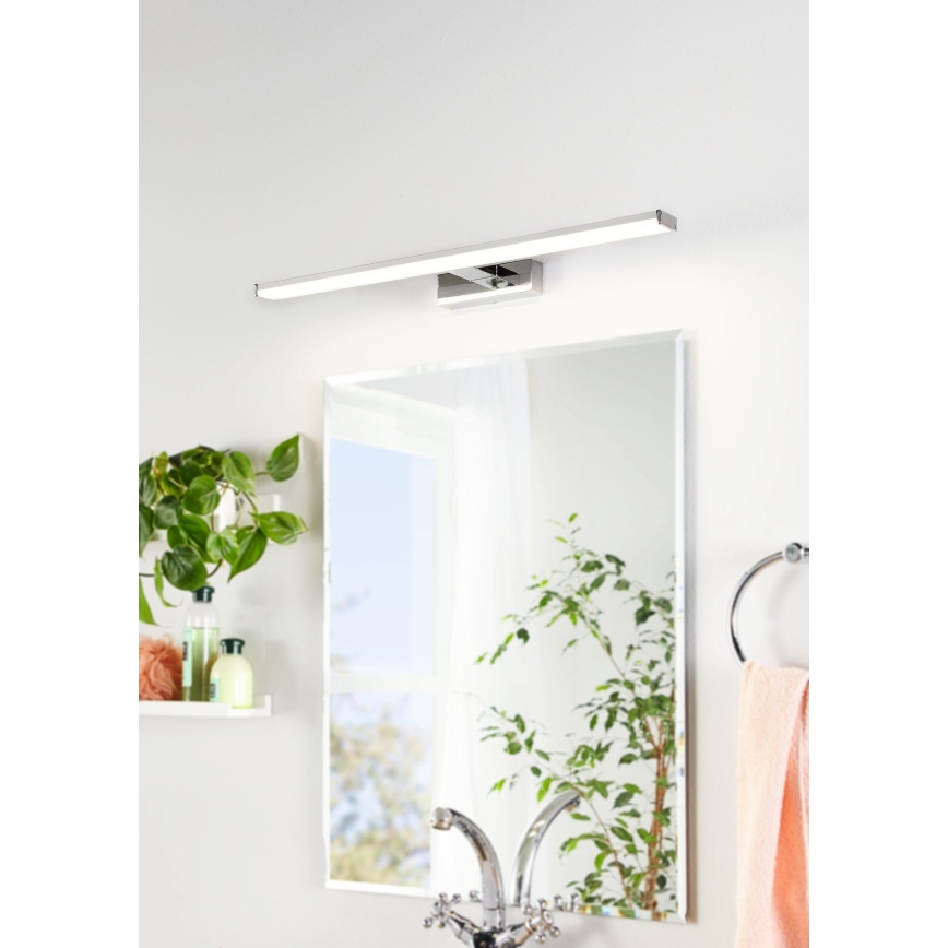 Aplică LED pentru oglindă de baie Eglo 79533 SARNOR 11W/230V 60 cm IP44 crom