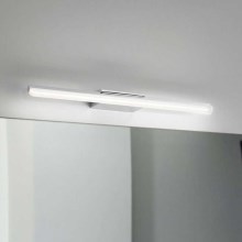 Aplică LED pentru oglindă de baie Ideal Lux RIFLESSO LED/17W/230V 62cm IP44 crom