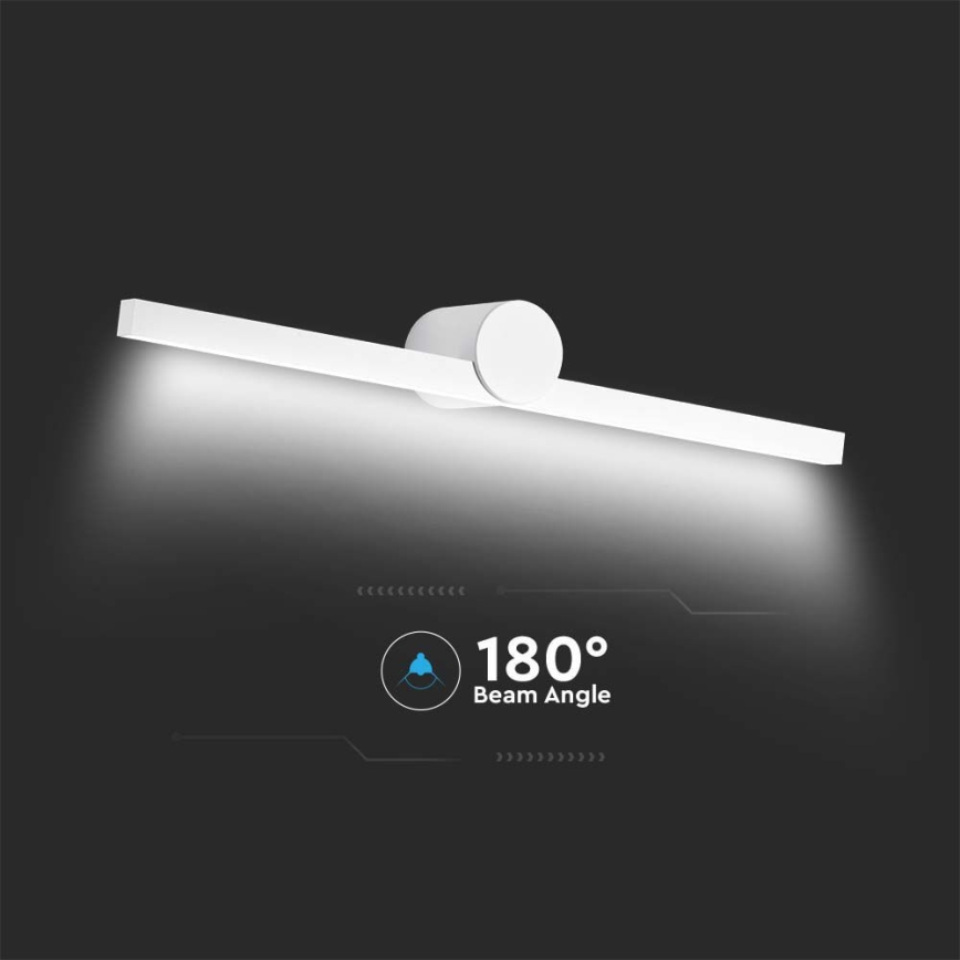 Aplica LED pentru oglindă de baie LED/10W/230V 3000K IP65 alb